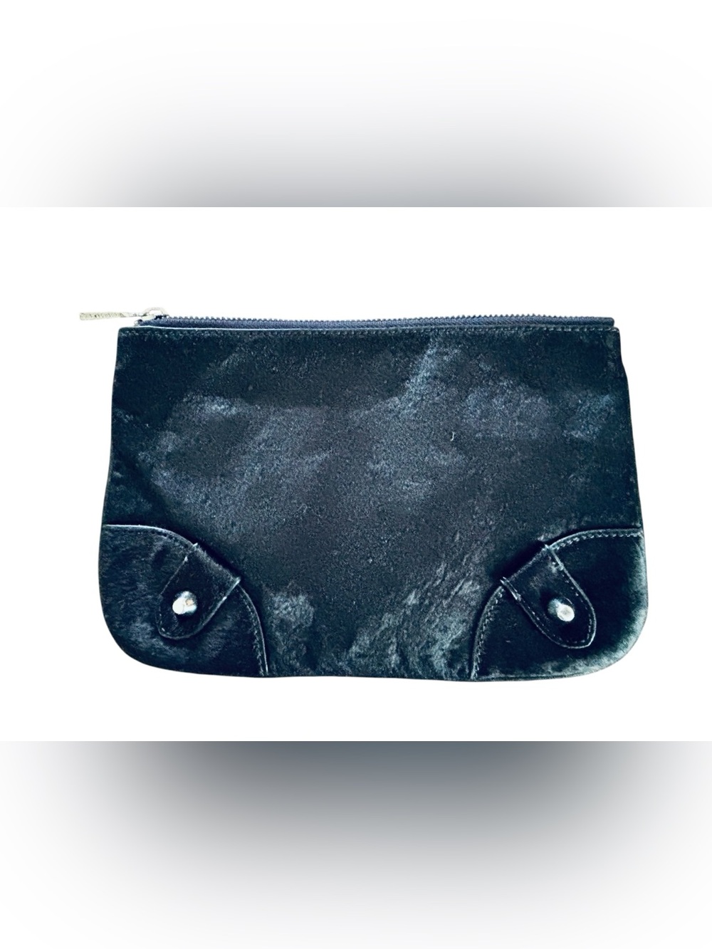 Juicy Couture Black Faux Fur Zip Clutch - Picture 4 of 8